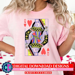 Queen of Hearts png, Love Svg, Valentine Day Svg, Valentines SVG, Valentines Day Clipart, Clipart, Clipart png, Clipart svg, Valentines day SVG FOR CRICUT