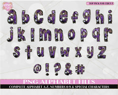 Glitter Cheetah Doodle font, Hand Drawn Doodle Font, Sublimation Font PNG, Patterned Alphabet, Hand Drawn Doodle font, Doodle Alphabet